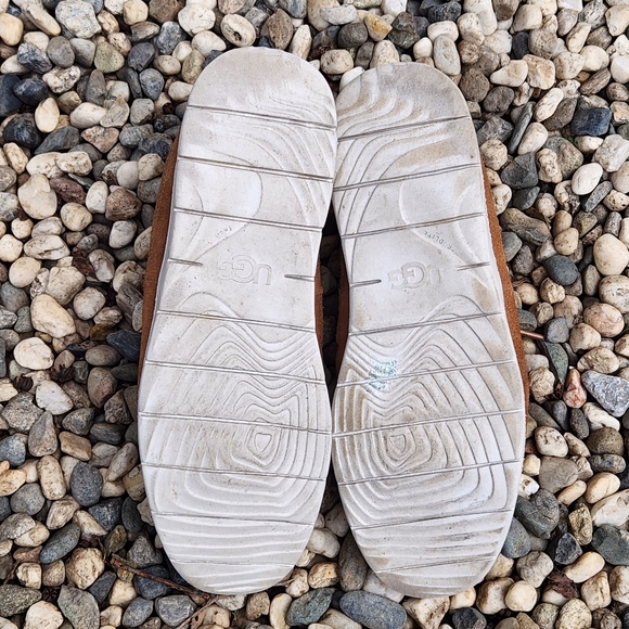 Ugg Freamon Chukka Ankle Hightop Boot Shoe Oxford Suede Nubuck Camel Brown 10 - Picture 11 of 14